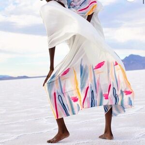 Elegant Multicolor Maxi Dress